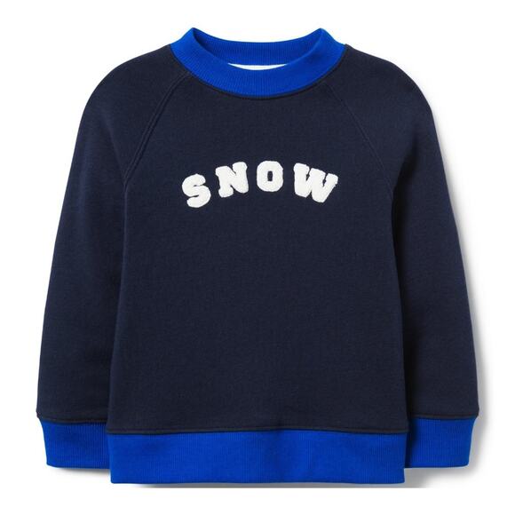New janie and jack fleece lined sweatshirt 12-18 months - Picture 1 of 4